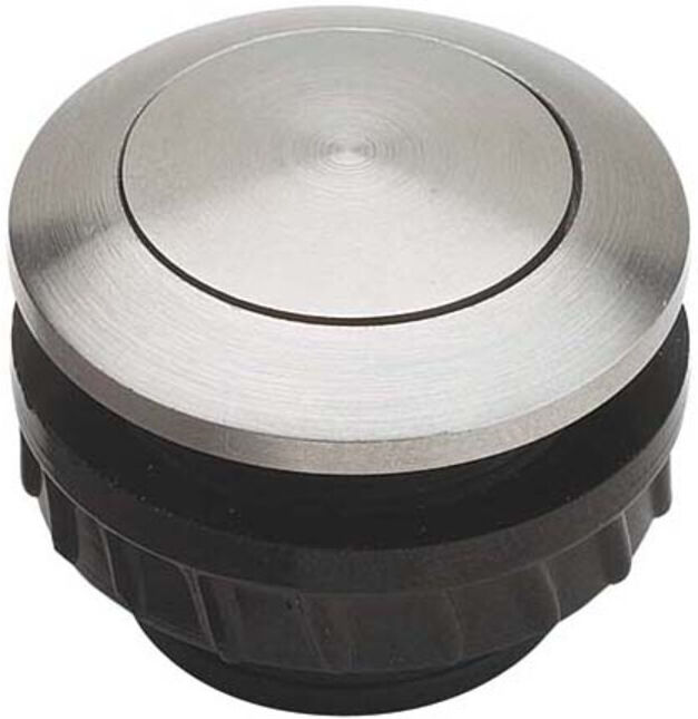Grothe Klingeltaster rund 14,5mm Knopf V2A, Hülse V2A PROTACT 150 VA (62000)