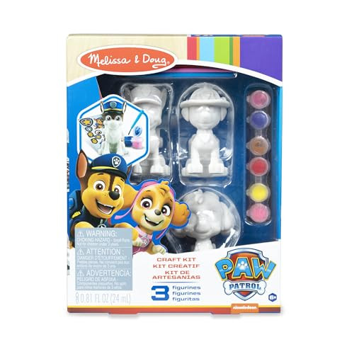 Melissa & Doug PAW Patrol Knutselset met 3 puppybeeldjes om te versieren