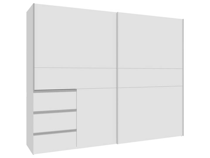 Z2 Schwebetürenschrank 2-türig WINN2, Weiß, Holznachbildung