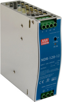 EXSYS EX-6975 voeding voor DIN-rail montage