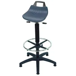 kaiserkraft, Bürostuhl, Arbeitshocker mit Gasfeder-Höhenverstellung (60 - 86 cm)