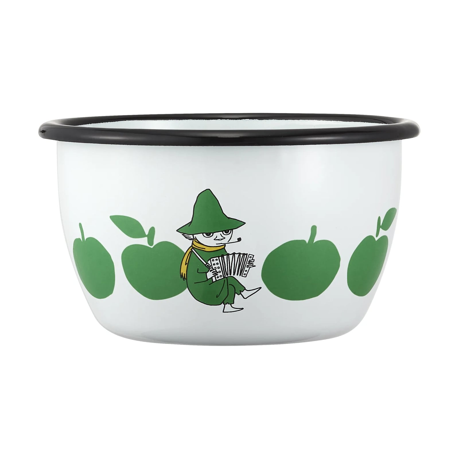 Muurla Moomin emaillen kom Joyfull Apples 60 cl