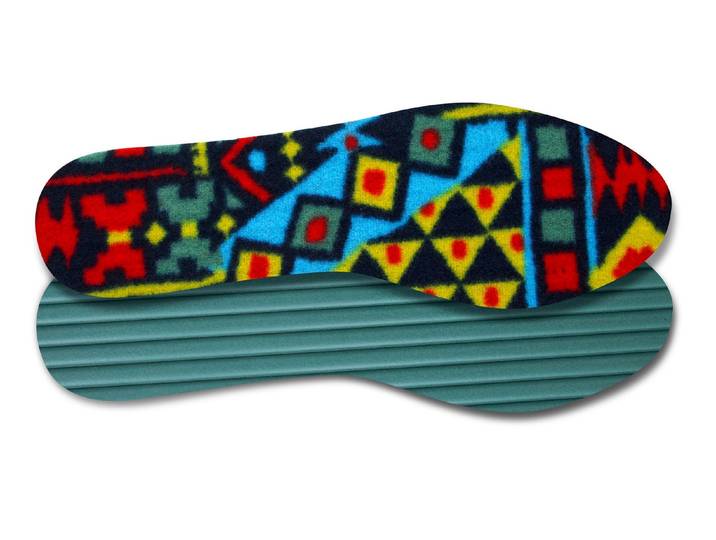 Thermofleece- Einlage, 2 Paar, Bunt, Größe 2
