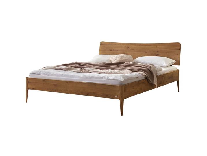 Hasena Bett Castello Natur Wildeiche Massivholz 140 x 210 cm - Bett