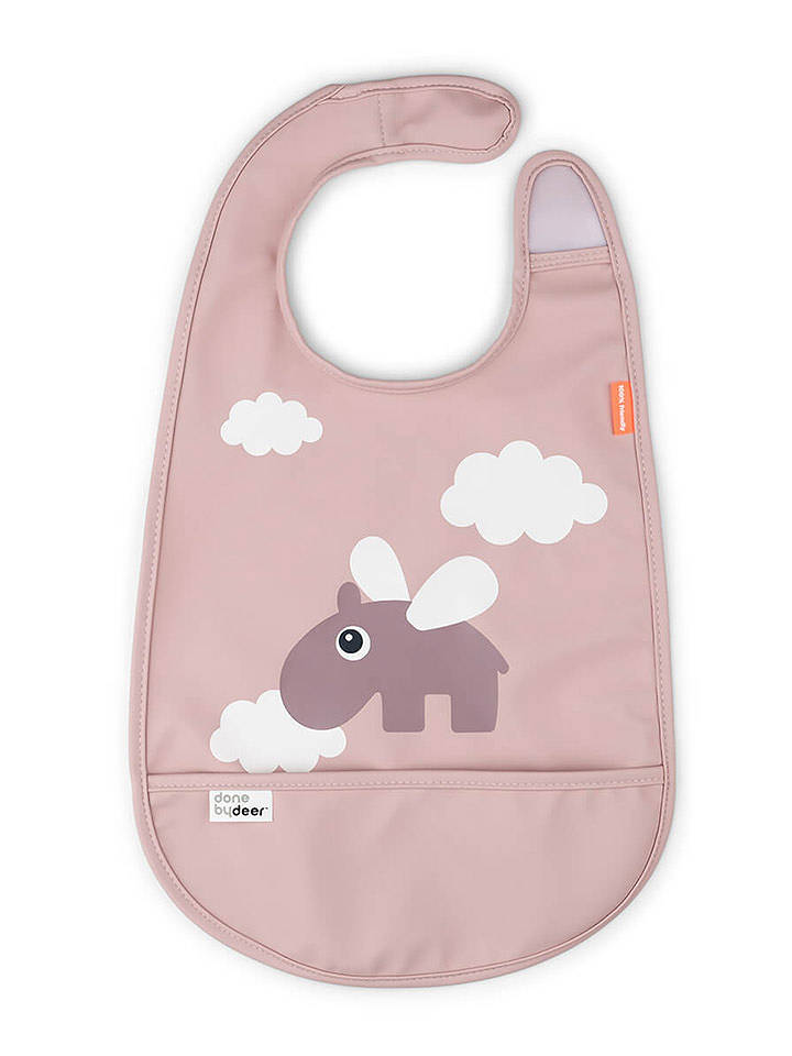 done by deer Lätzchen "Happy clouds" in Rosa - onesize