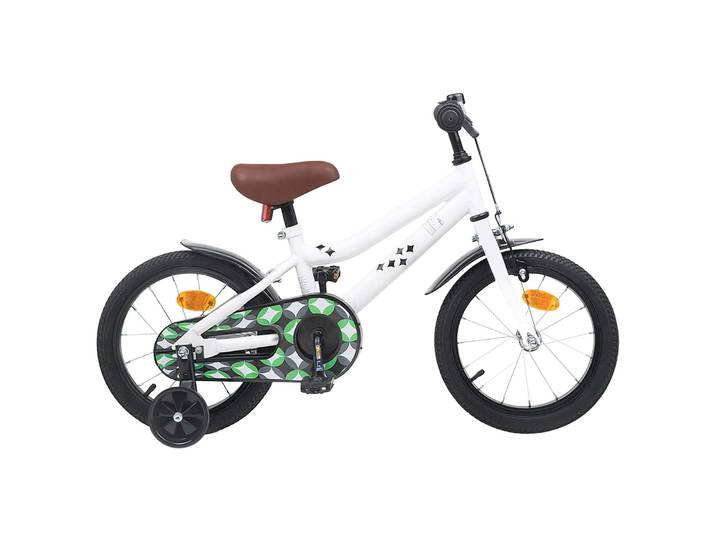 vidaXL Kinderfahrrad 14 Zoll für 3-5 Jahre alt Weiß