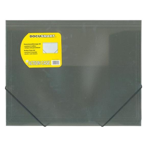 B.N.T. Plastmappe bnt Docusmart smoke m/3 klapper (BNT514321)