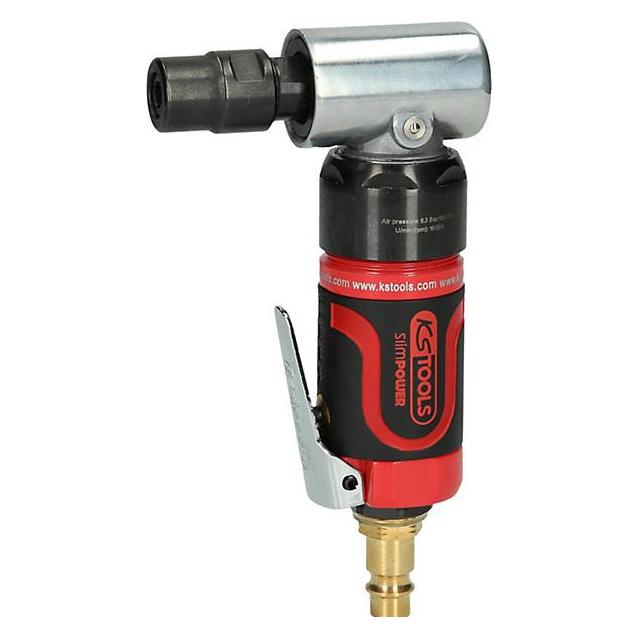 KS Tools SlimPOWER Mini-Druckluft-Winkelstabschleifer, 19.000 U/min (515.5535)