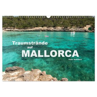 Traumstrände auf Mallorca (Wandkalender 2027 DIN A3 quer), CALVENDO Monatskalender