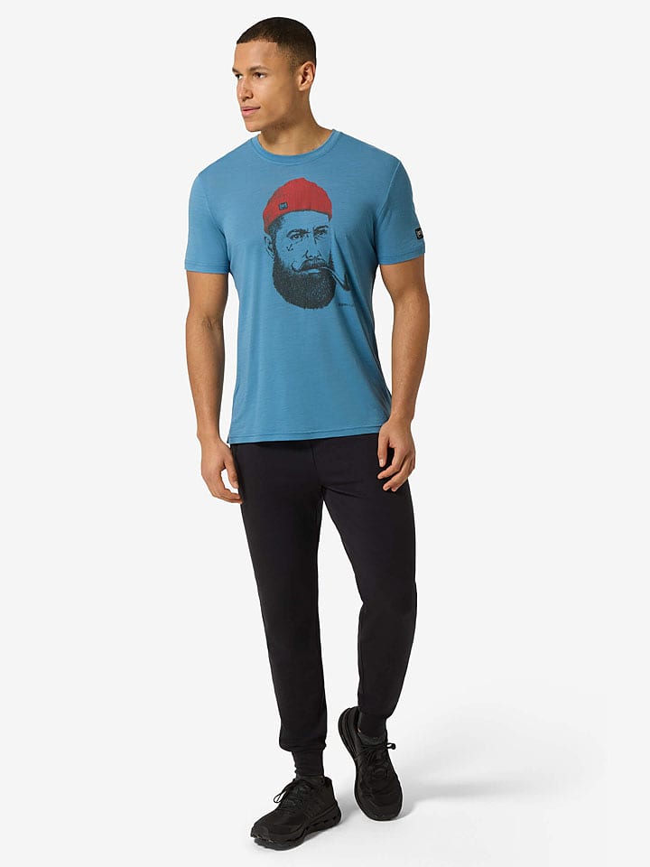 super.natural Trainingsshirt "SN Sailor" in Blau - XXL