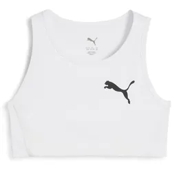 PUMA Cross The Line 3.0 Crop-Top Mädchen 02 - PUMA white 164