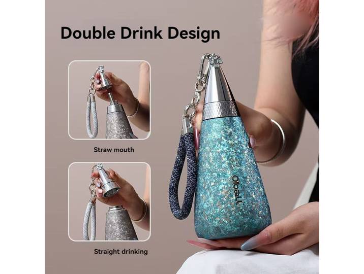 Bouteille d'eau en titane pur, longue durée, thermos chaud, luxe, mode, thermique, HI, litres, tasses froides, café isolé, standardisation