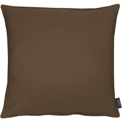 Dekokissen APELT "4362 Rips Uni-Farben" Gr. 1, braun (braun, unifarben), B:39cm L:39cm, Mischgewebe, Dekokissen_Sitzkissen_Kissenhüllen, Wasser- und Schmutzabweisend, Inklusive Füllung, dezentes Design