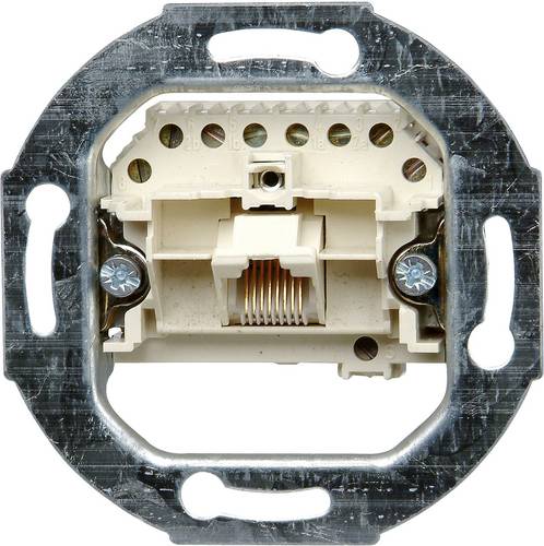 Kopp Einsatz UAE-/IAE-/ISDN-Steckdose Aluminium 33369400 1St.