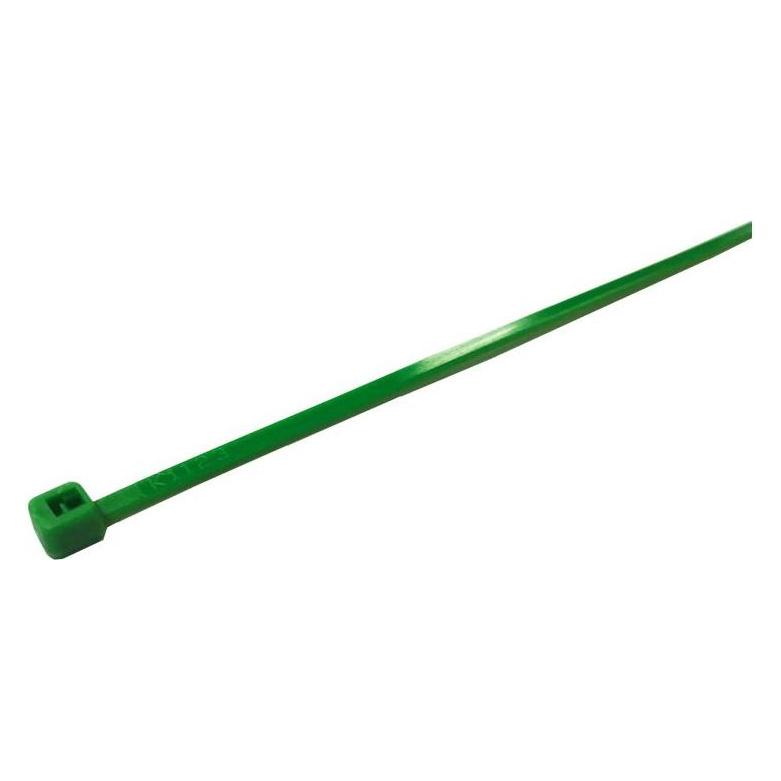 RS PRO Nylon 66 Kabelbinder Grün 4,8 mm x 385mm (Klettkabelbinder, 385 mm, 100 Stk.) (2243162)