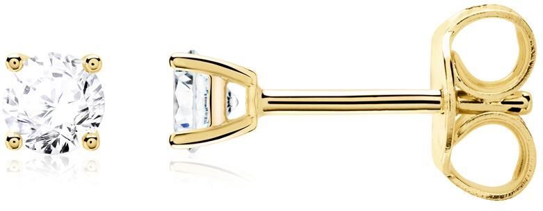 Brilladia 14K Gold Ohrstecker mit Brillanten gold