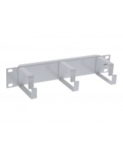 InLine 10" Kabelführungspanel 3 Bügel RAL 7035 grau Größe: 1 HE Material: Metall Mit 3 Metallwinkeln einteilige Struktur Tiefe der Klammern: ca. 69mm Materialstärke: 1,4mm (19109B)