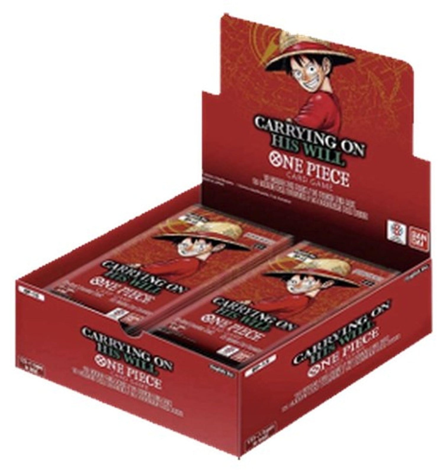 Bandai One Piece Carrying on his Will Booster Box