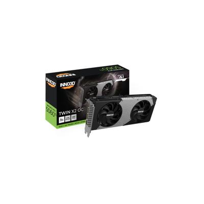 INNO3D Grafikkarte "GeForce RTX 5060 Ti TWIN X2 OC", schwarz (ohne farbbezeichnung), Grafikkarten