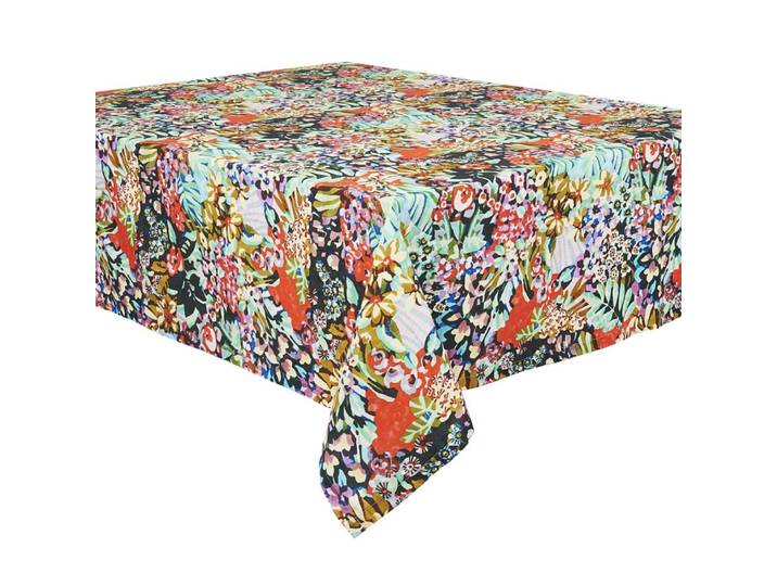 Nappe rectangulaire en coton, 140x235 cm, motif fleuri