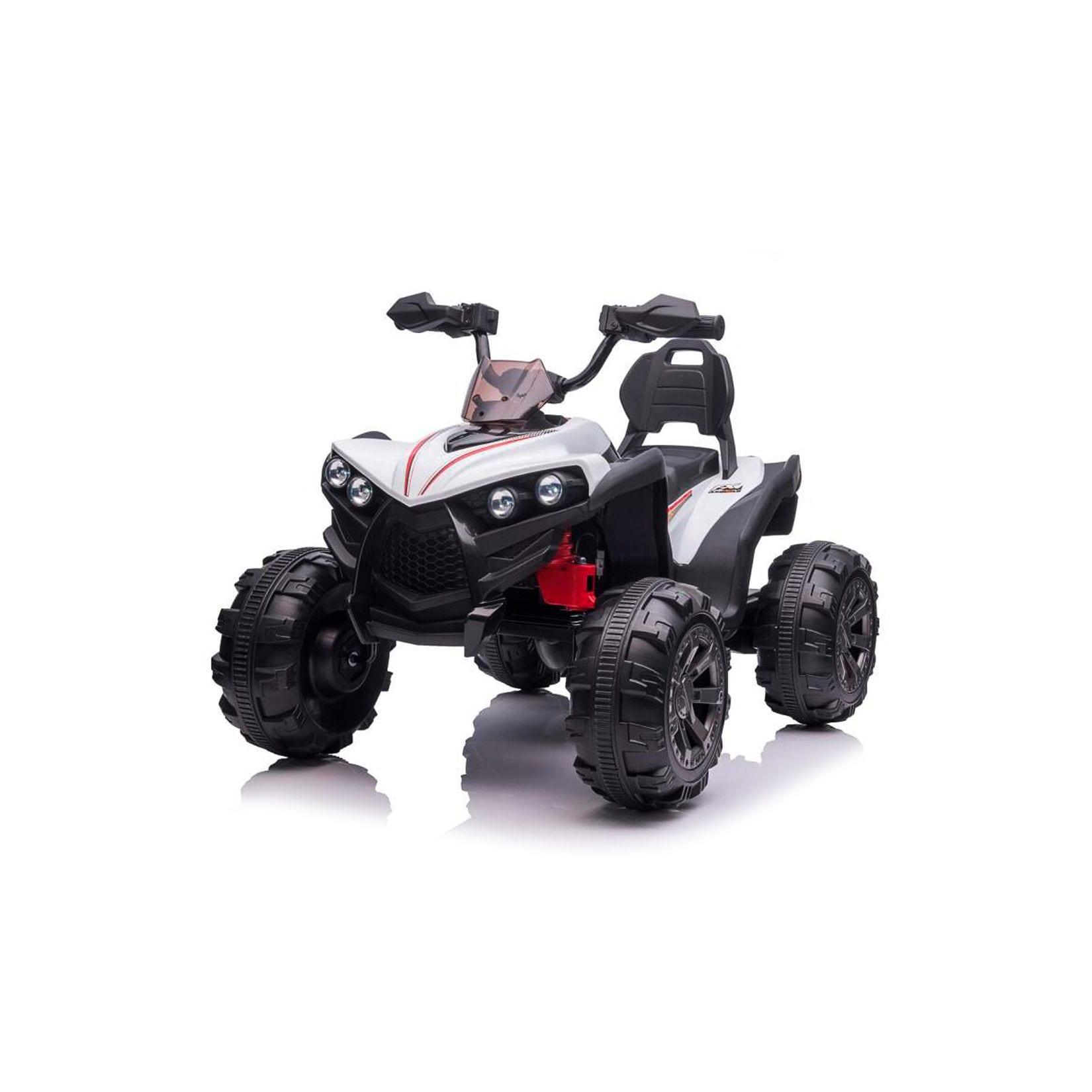 Chipolino Kinder Elektroquad ATV FX Sport, MP3-Anschluss, 2 Motoren, Lichter weiß