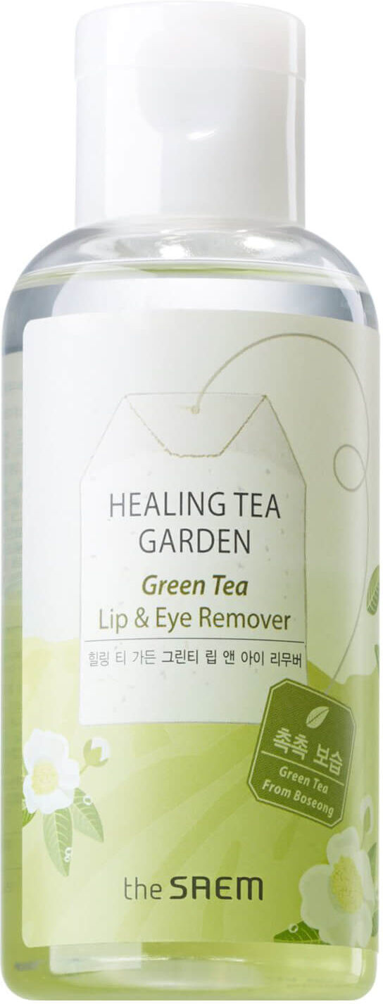 THE SAEM Healing Tea Garden Green Tea Lip & Eye Makeup Remover 150ml