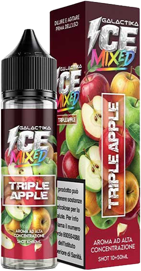 Galactika Triple Apple Ice Mixed Liquido Shot 10ml Mela Ghiaccio