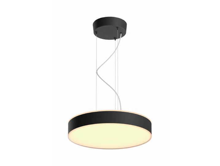 Philips Hue White Amb. Enrave Pendelleuchte schwarz inkl. Dimmschalter