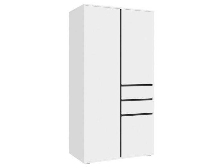 DREHTÜRENSCHRANK Falun Weiß B: 100cm