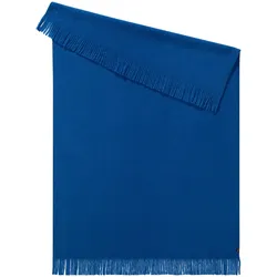 benuta Finest Decke Otis Blau 130x180 cm - Moderner Kurzflor-Teppich für Wohnzimmer