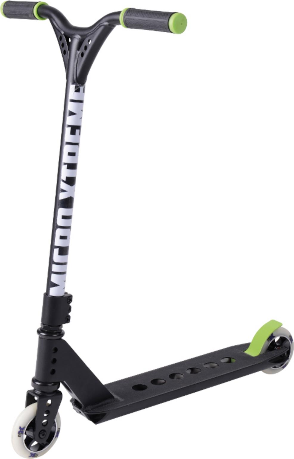 Micro Stunt Scooter MX Trixx 2.0 schwarz mit Pegs - Freestyle Kinderroller