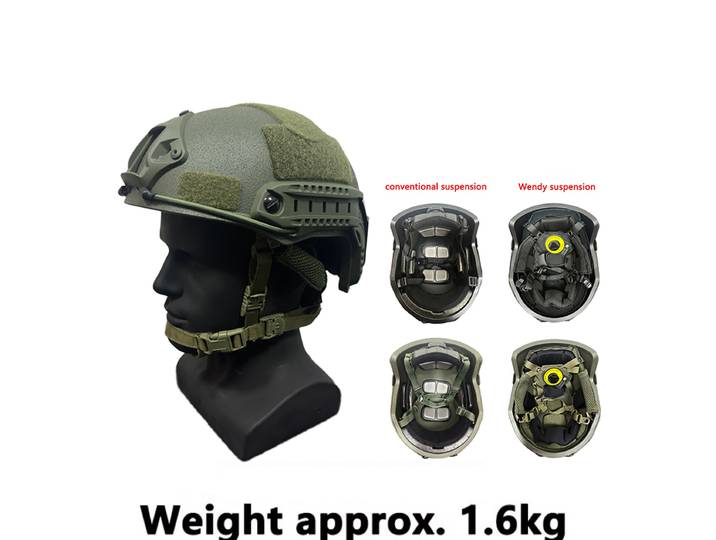 Casque tactique FAST en Kevlar de haute qualité, casque tactique FAST Wendy avec coussinets flottants suspendus, casque tactique pour la chasse en plein air