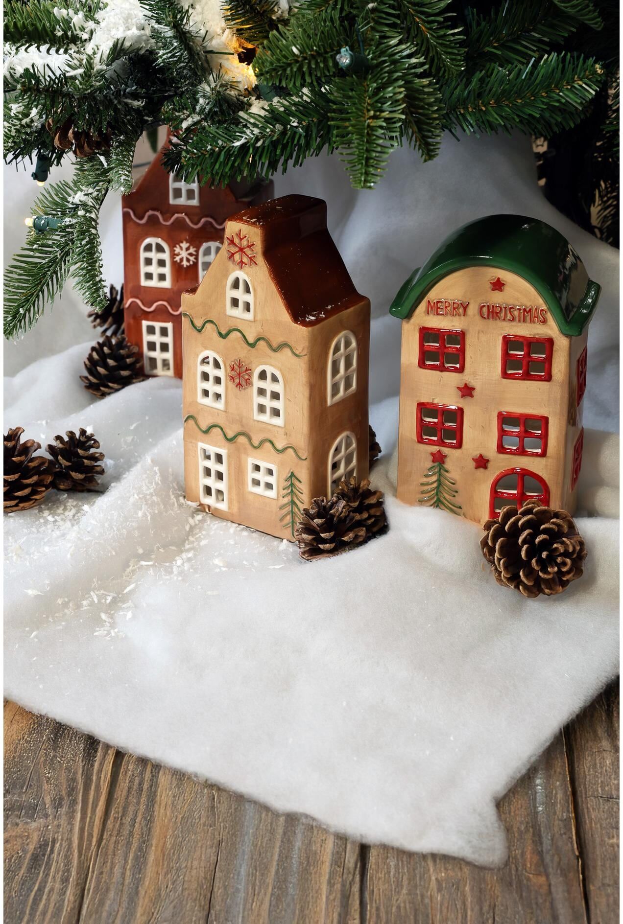 Dameco "Dameco Weihnachtsdeko Bio Schneedecke im Beutel,120 Gramm" weiß B/H/T: 100cm, Schneeflocken