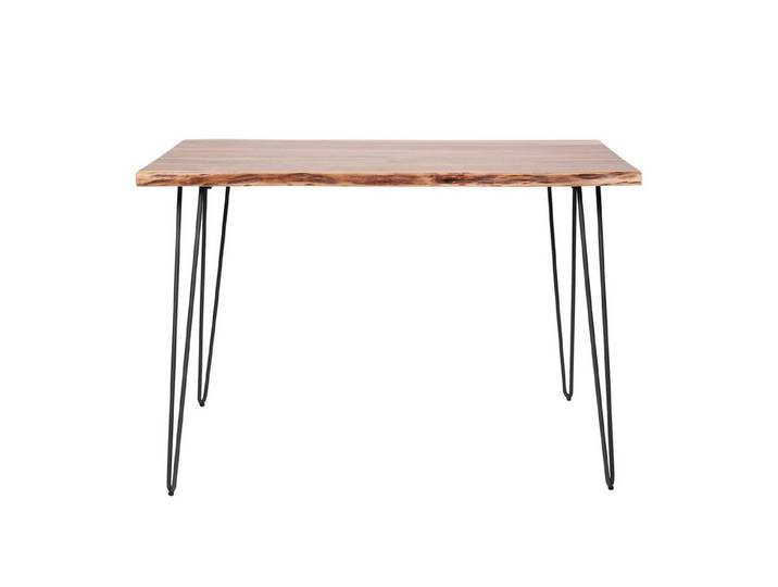 Villa Möbel Bartisch Edge (1 Tisch, 1-St), Kompakter Bartisch aus Massiv Akazie Edge