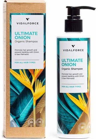 VIDALFORCE Ultimate Onion Champú Cebolla Bio 250 ml