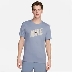 NIKE Dri-FIT Fitness T-Shirt Herren 493 - ashen slate M