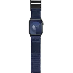Laut CHAMPS SPORT Blue Nylon Band Apple Watch 42/44/45/49 (42 mm, Nylon), Uhrenarmband, Blau