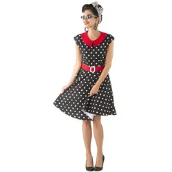 Rock'n'Roll-Kleid, schwarz