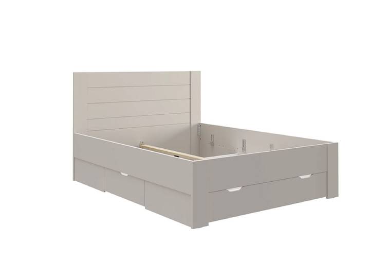 Bett SALAMIS 160x200cm spanplatte kaschmir