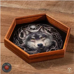 Q Workshop Anne Stokes Plateau à dés Night Forest 20 cm