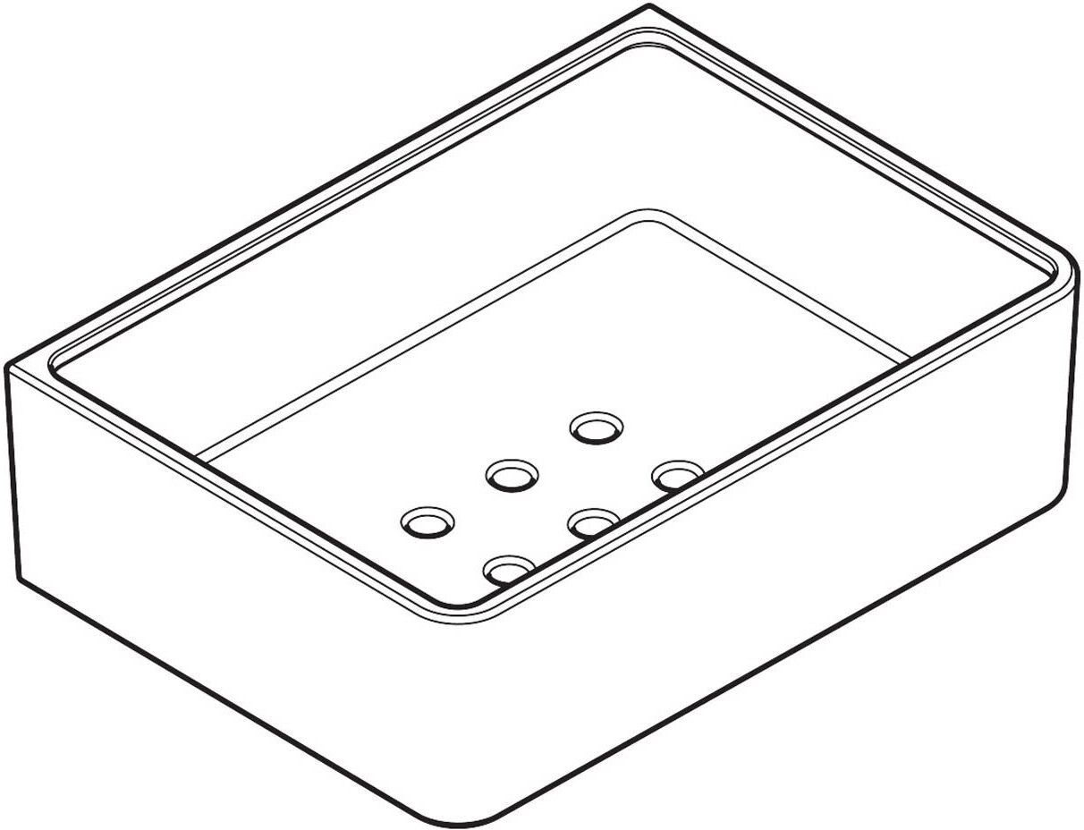 AXOR Universal Replacement Soap Dish, 92423000