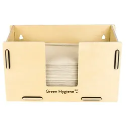 `Green Hygiene` 8 Spender für Handtuchpapier `KÜCHENSTUBE` 16,5 cm x 28,5 cm x 15 cm natur