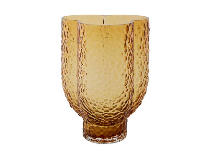 Mundgeblasene Design Vase „Aura Trio“ Schwarz AYTM