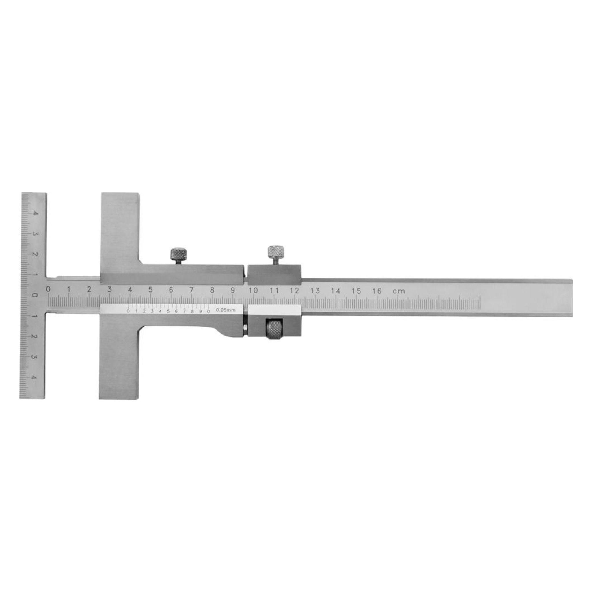 Fortis Anreiss Messschieber mit Feineinstellung 160 mm (16 cm) (4063726004000)