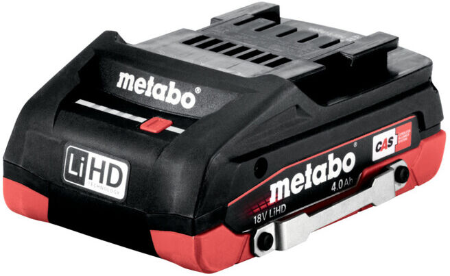 Pack batterie Metabo avec support de sécurité LiHD 18 V - 4,0 Ah (624989000)