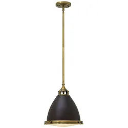 Elstead Lighting, Pendelleuchte, Amelia Hängeleuchte E27 Buckeye Bronze, Restaurationsbronze (E27)