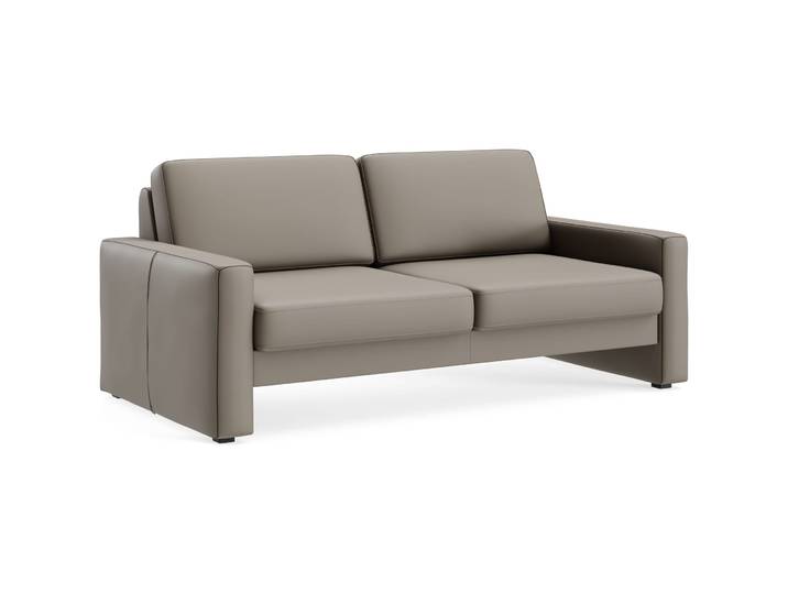 Sofa Devin Leder taupe B 180 T 90 cm - Möbel Konfigurator: Traummöbel individuell zusammenstellen
