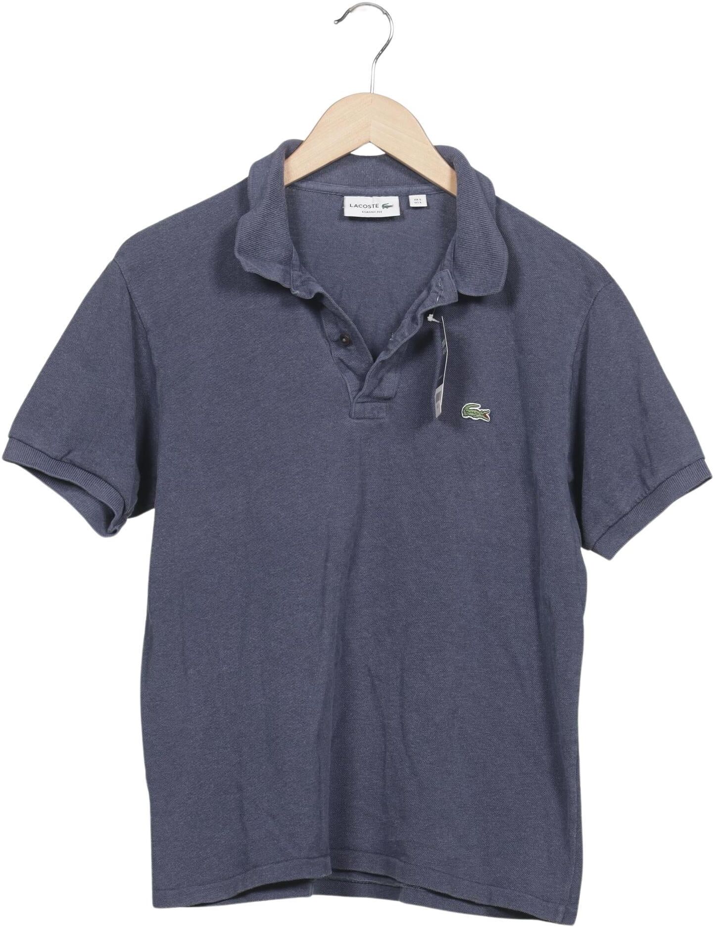 Lacoste Herren Poloshirt, Blau, Gr. L (Lacoste 5), Baumwolle - Second Hand