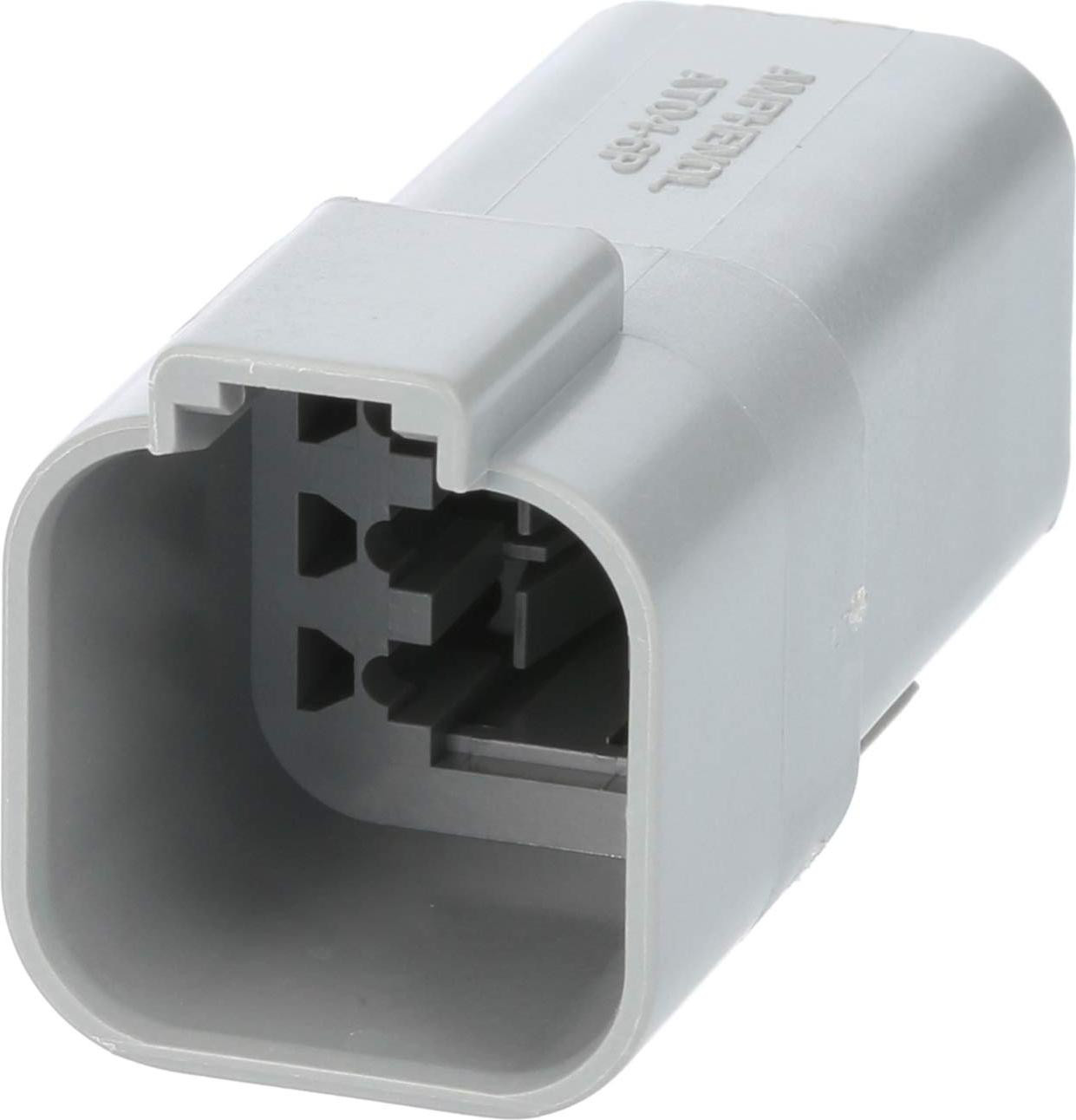 Amphenol AS-6SM 112 AT-serie kabelconnector, 6-polig, krimpklem, met verminderde afdichting