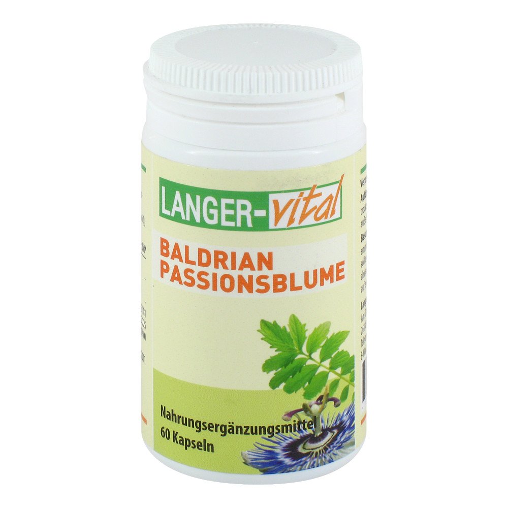 Langer vital GmbH Baldrian Passiflora 200 Mg Kapseln 09202739